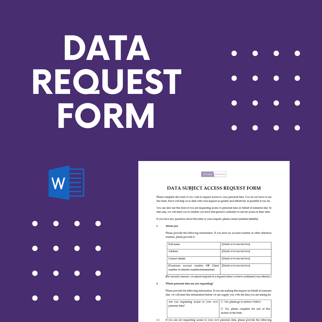 Data Subject Access Request (DSAR) Form