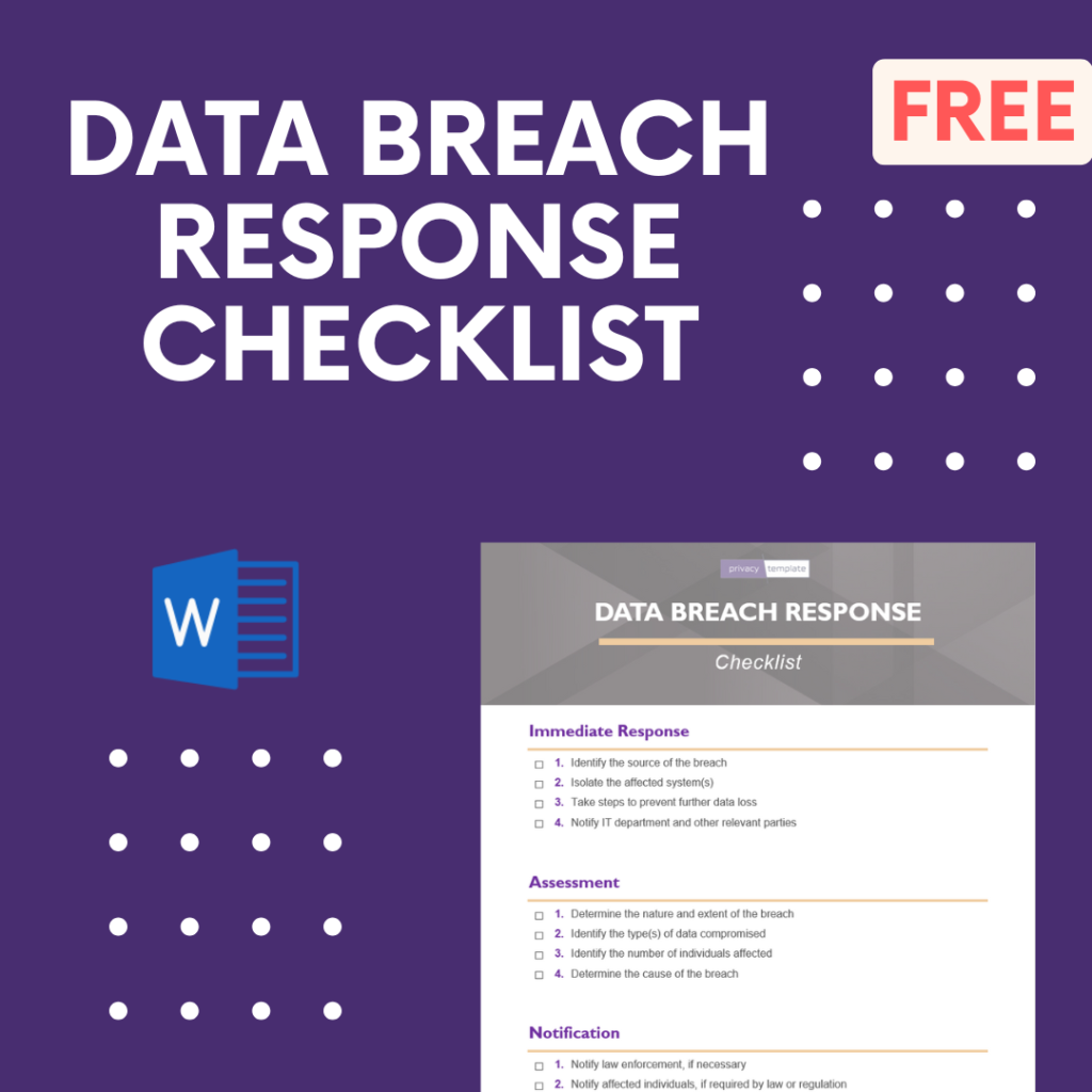 Data Breach Response Checklist 7709