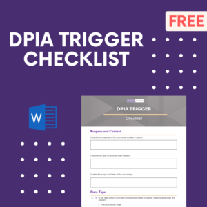 DPIA Trigger Checklist (GDPR)