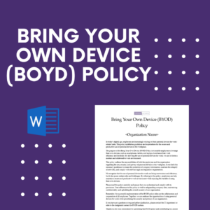 Bring Your Own Device (BOYD) Policy
